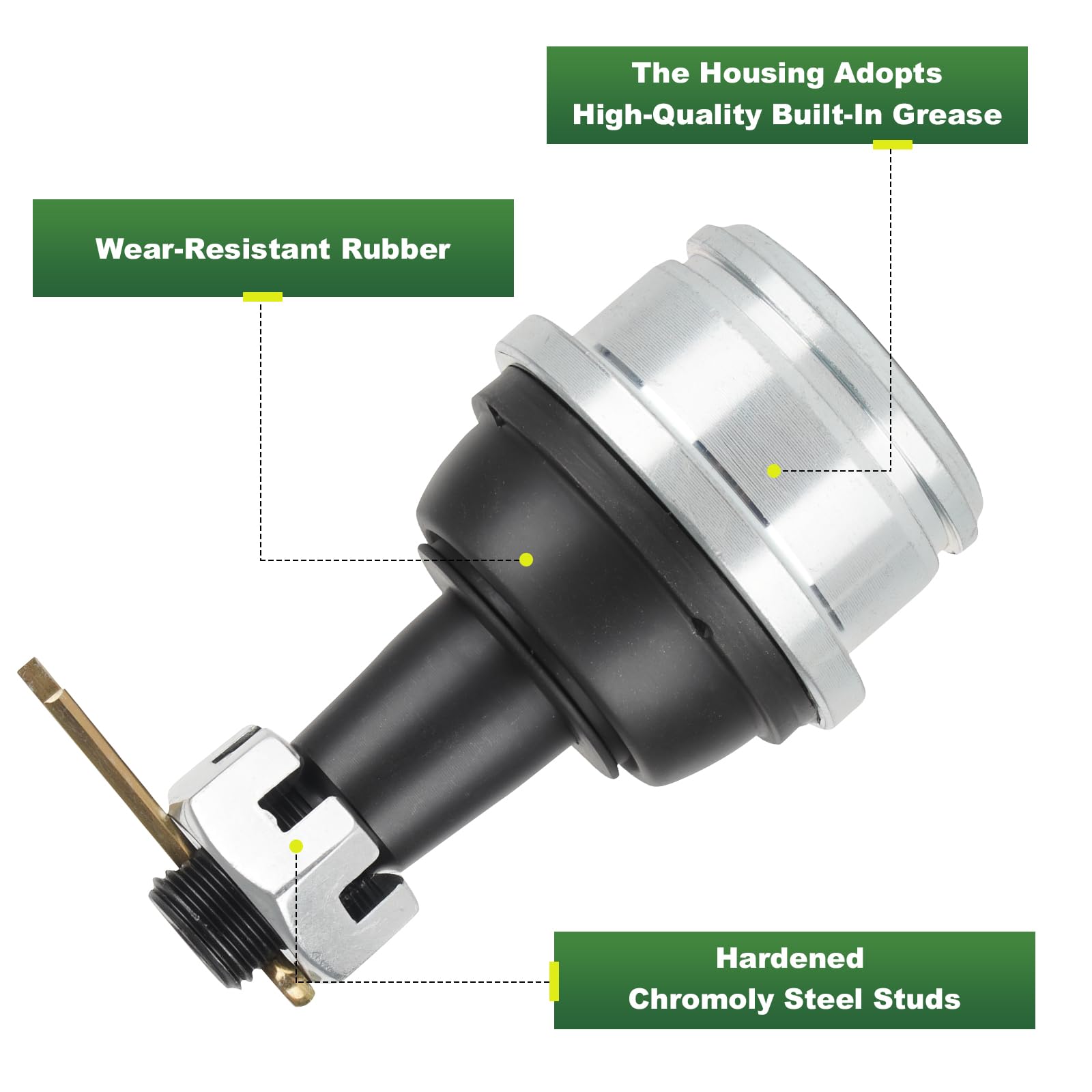 Amazon.com: Chabushi Front Upper/Lower Ball Joints for Kawasaki