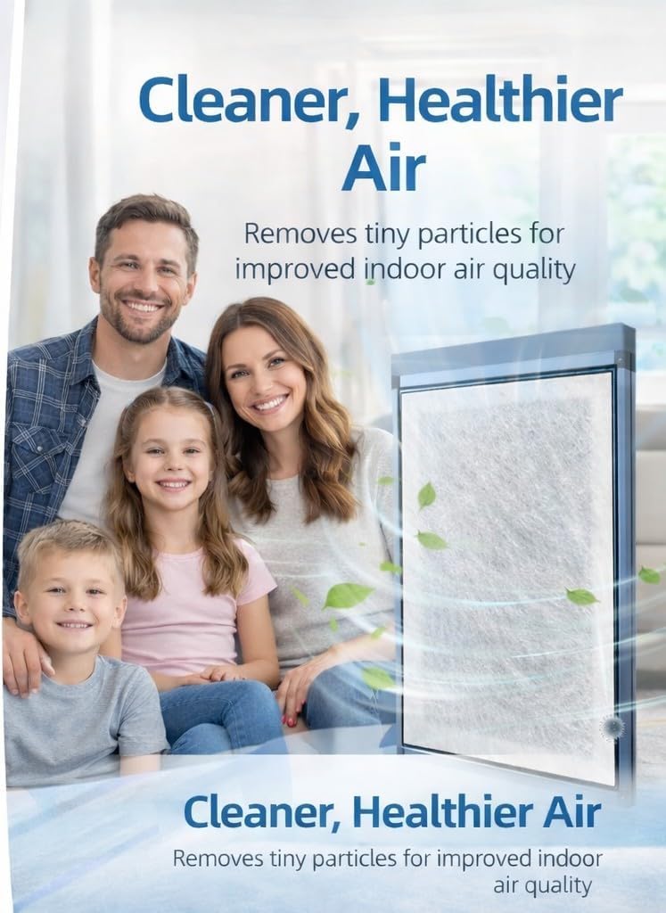 Fast-Shipped-Filters 3 Pack 20×20 Replacement Filter Pads Compatible with MicroPower Guard Air Cleaner – Polarized Filters – Made in USA – White