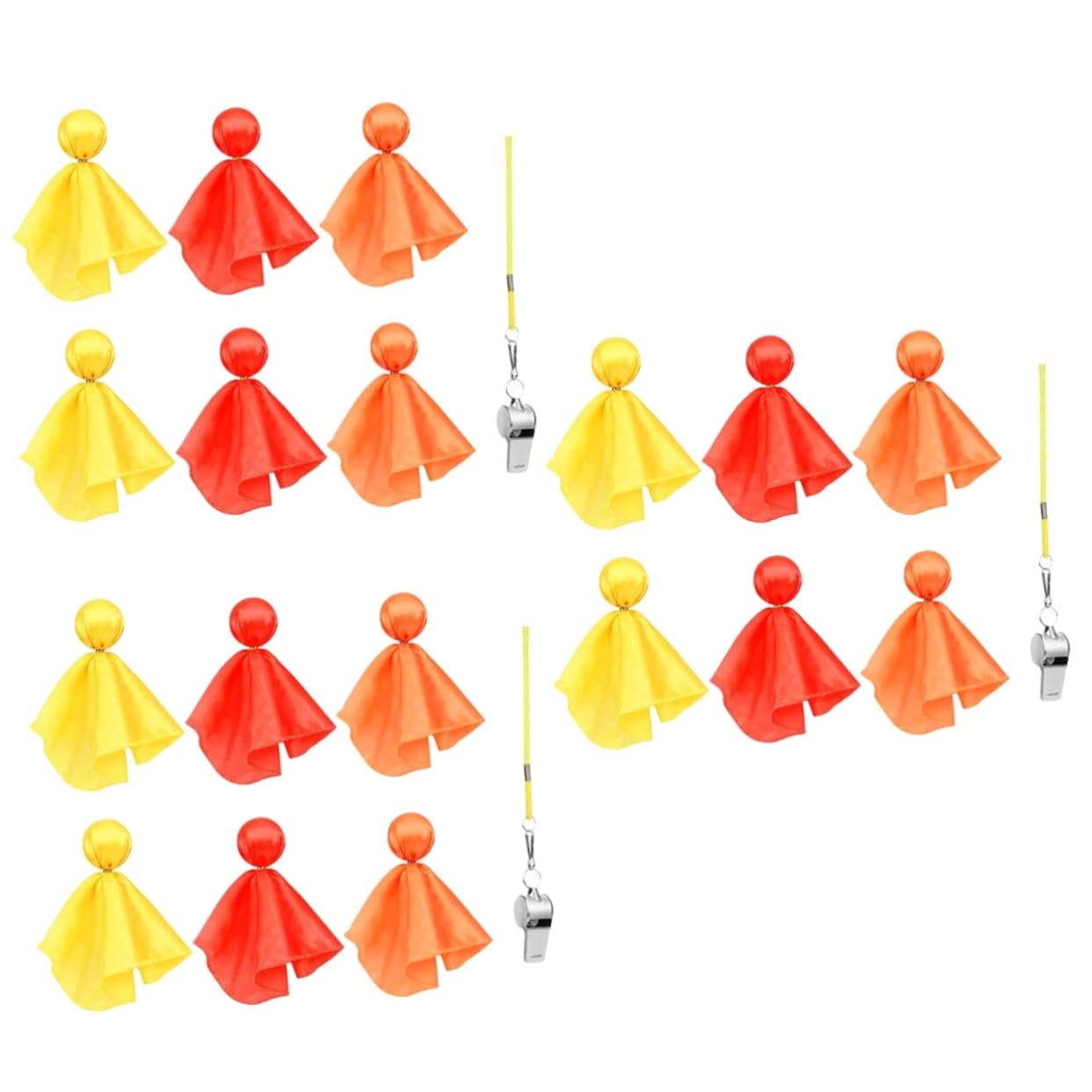 HANABASS 3 Sets Soccer Referee Flag Football Penalty Flags Set Tossing Penalty Flags Sports Penalty Flags Creative Penalty Flag Small Yellow Flag Football Accessories Sports Flag