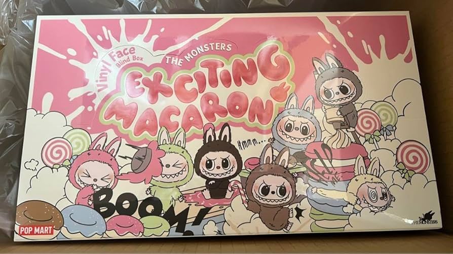 POPMART LABUBU マカロンぬいぐるみ［アソートBOX] POPMART LABUBU ぬいぐるみ マカロン アソートボックス 2個