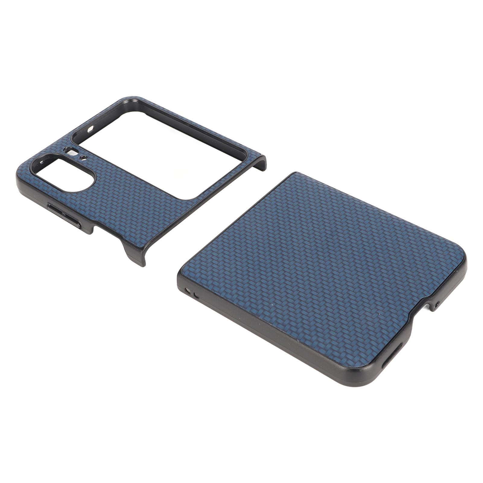 Cocoarm Carbon Fiber Texture Case for Find N2 Flip (BLUE)