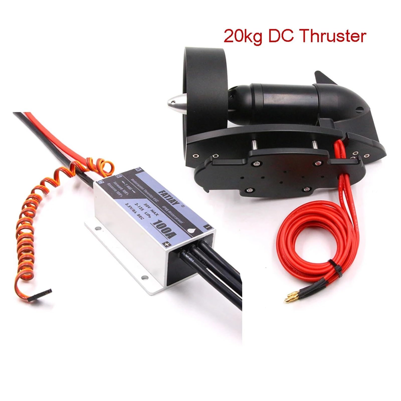 KYO-20T 20kgf 48V DC Thruster Full Metal Waterproof Brushless Motor For RC Boats ROV AUV Robot Electric Yacht E-Surfboard