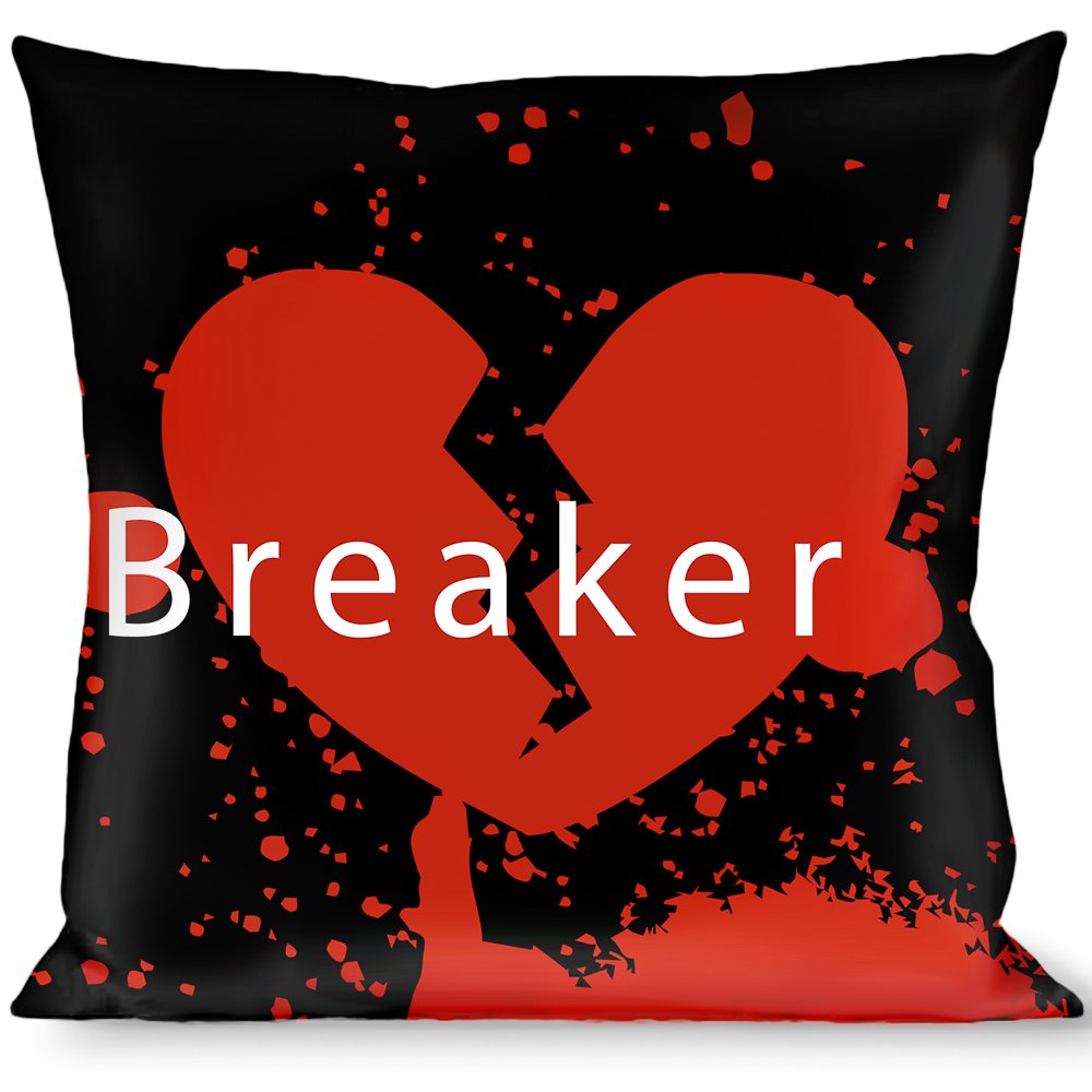 Manta almohada con hebilla abajo Corazón Breaker tacto suave premium