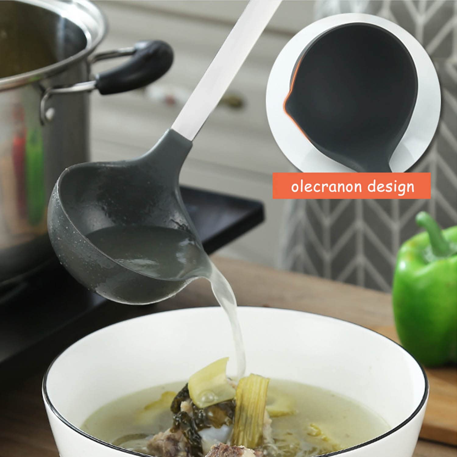 Spatola in Silicone Cucchiaio Solid Turner Pentole Antiaderenti Resistenti al Calore Manico in Legno Utensili da Cucina Set per Cucinare Cottura Saltata in Padella