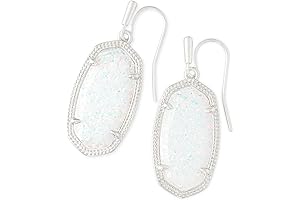 Kendra Scott Women's Dani Drop Earrings with White Opal
