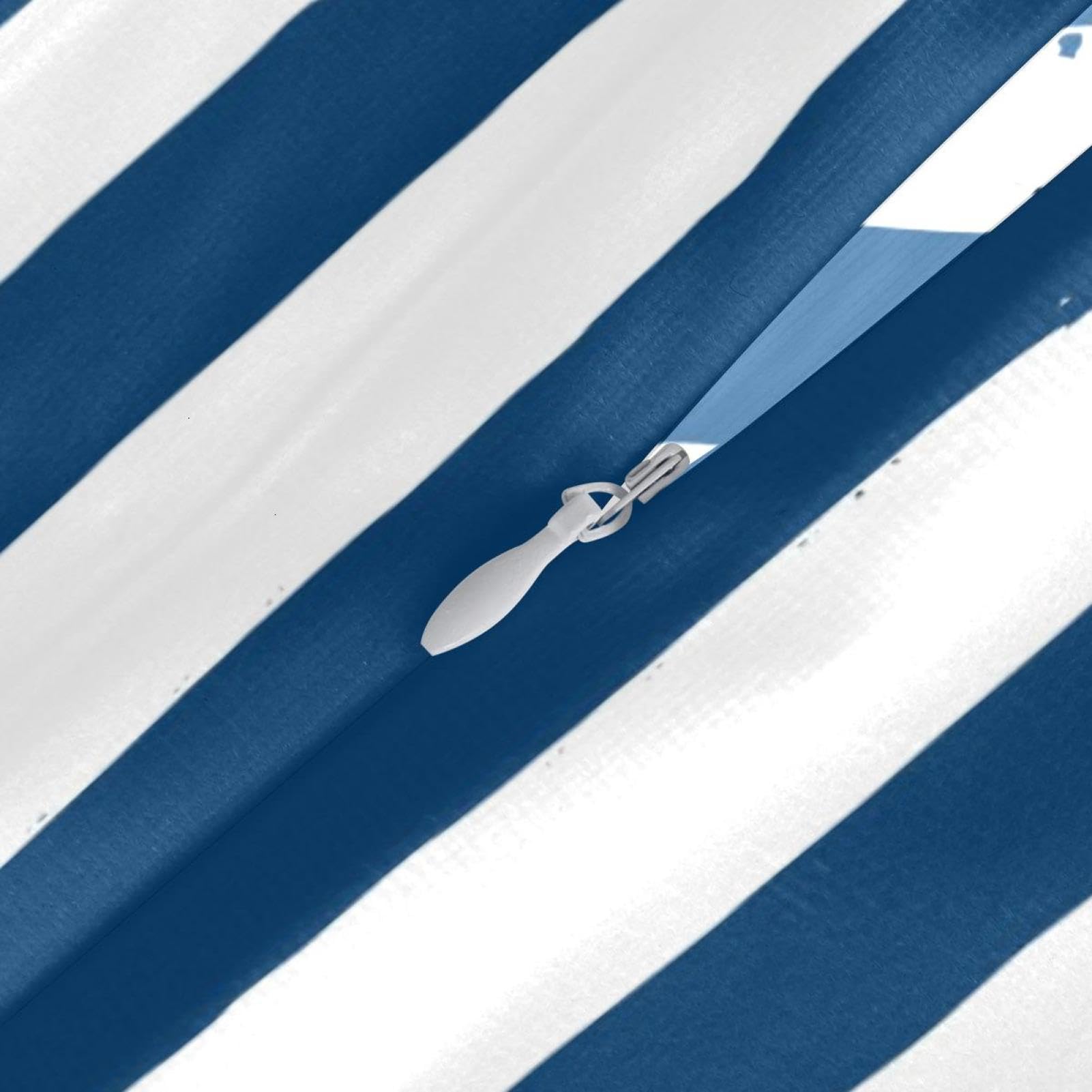 Federe Cuscini Divano 30 X 50 cm Set di 2 Cuscini per Divano Blu, Strisce Copri