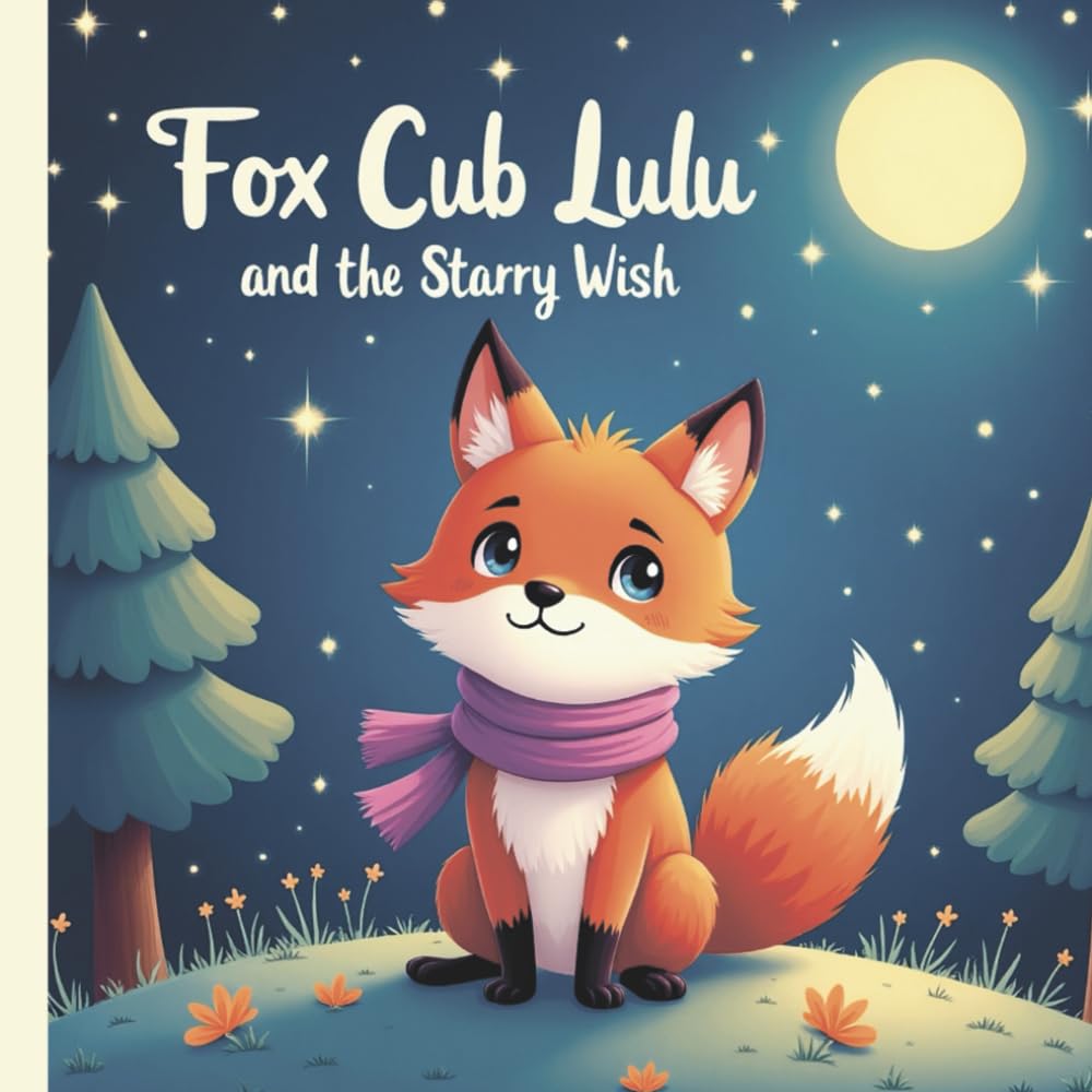 Fox Cub Lulu and the Starry Wish children's story for children 3-6 years old
