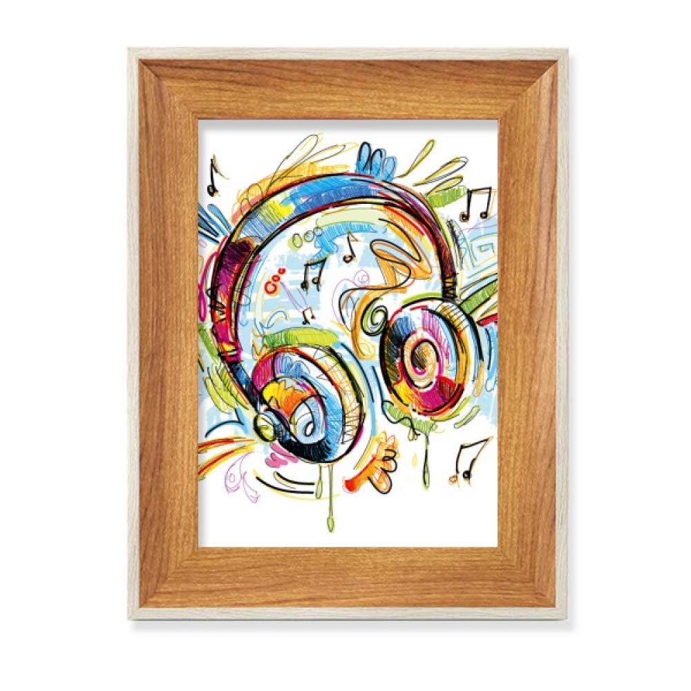 Cadre de photo en bois de bureau musique fou pour affichage de tableau art peinture de salon