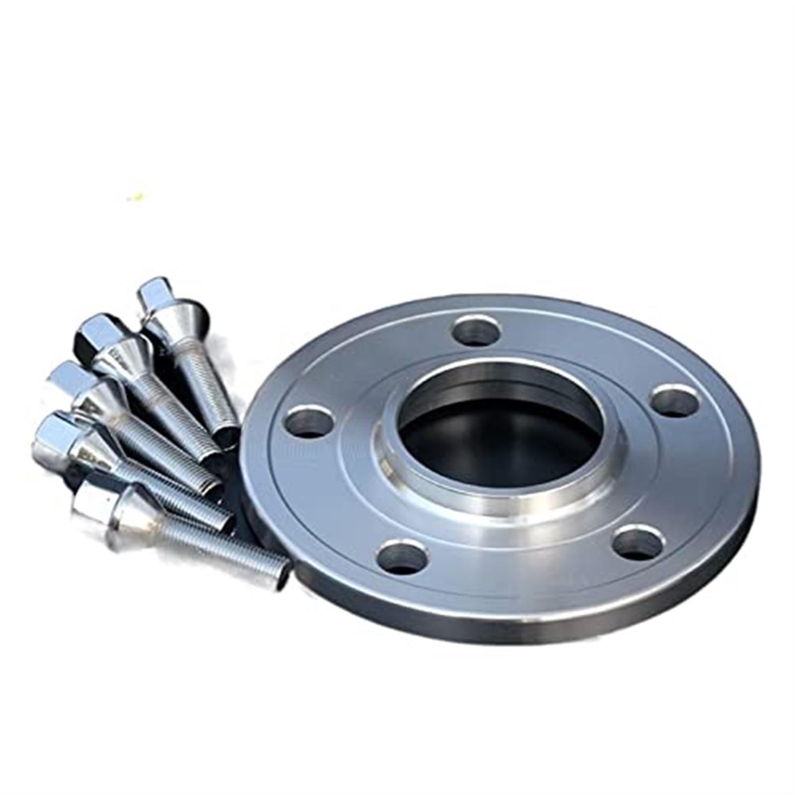 2 sztuki 12/15/20mm adaptery dystansowe kół PCD 5x120 CB 72,56mm, do E46/52/60 E30/34/36/38 E82/84/86/88 E90/91/92/93 Z85/89 Dystanse kół dla stabilności pojazdu(Black 2PCS 12MM SILVER)