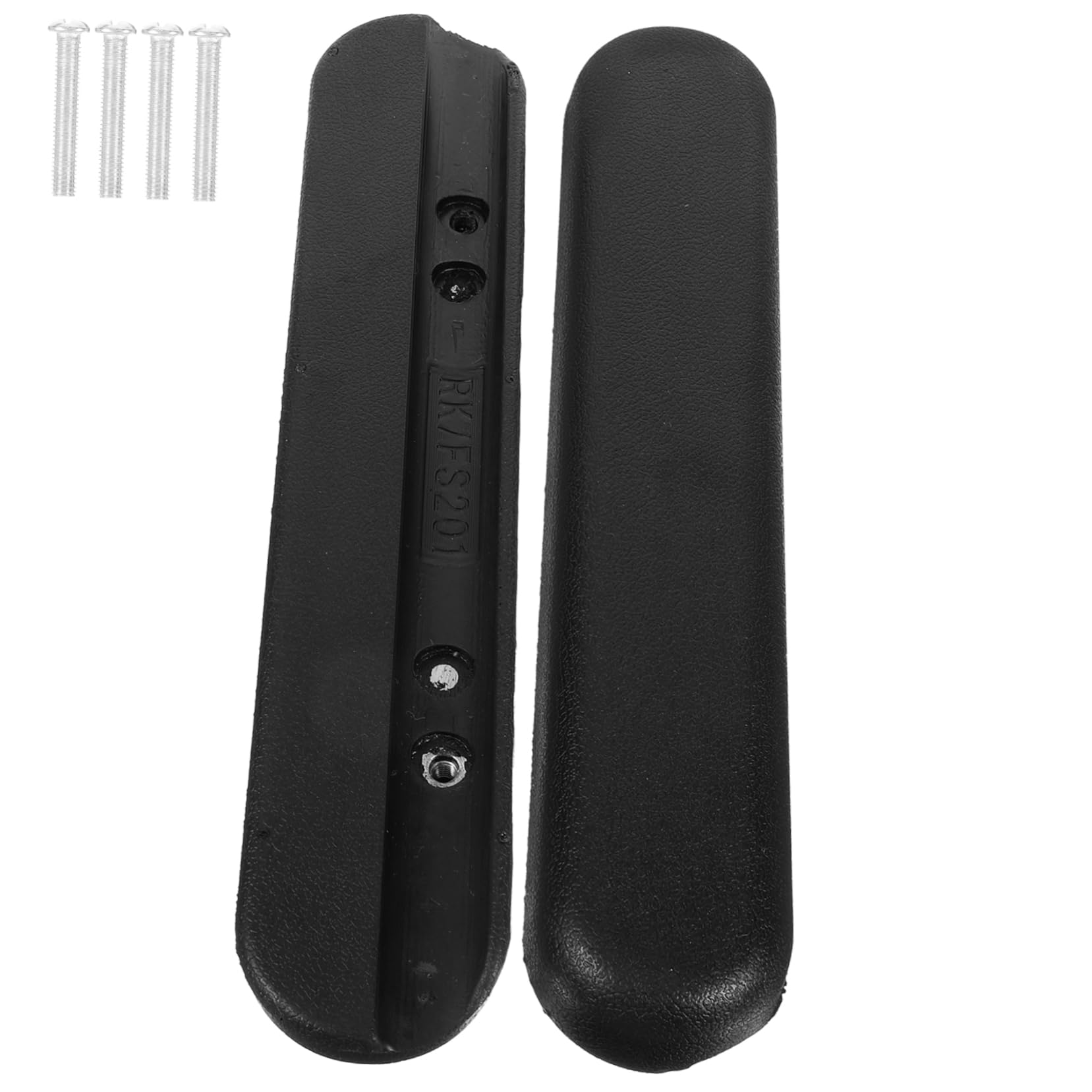 Angoily 4 Pares Reposabrazos Silla Sillas De Ruedas Auto Reposamuñecas Caso De Scooter Chair Reemplazo Del Reposabrazos Asiento Pilates Portátil Manejar Plastico Abs Black