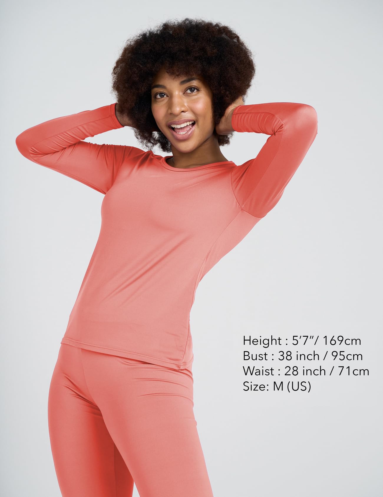 LAPASA Pacco da 2 o 1 Maglia Termica Donna Manica Lunga Fodera in Micro Pile - Pigiama Abbigliamento Intimo Canottiera Calda Elegante Elastica Traspirante Sportiva L15/L39/L42