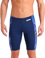 Calções de banho Arena Performance Men's Halftone Swim Jammer Athletic Swimwear Professional Swimsuit arenaMasculino