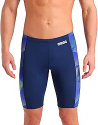 Calções de banho Arena Performance Men's Halftone Swim Jammer Athletic Swimwear Professional Swimsuit arenaMasculino
