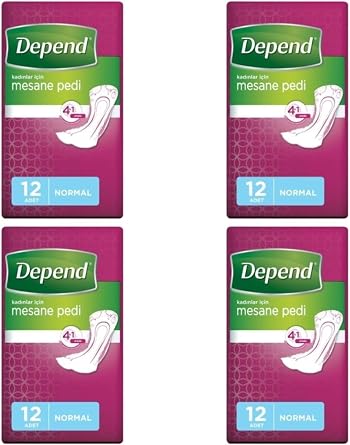 Depend Mesane Pedi Kad n Normal 12li, 4 Paket 48 Adet