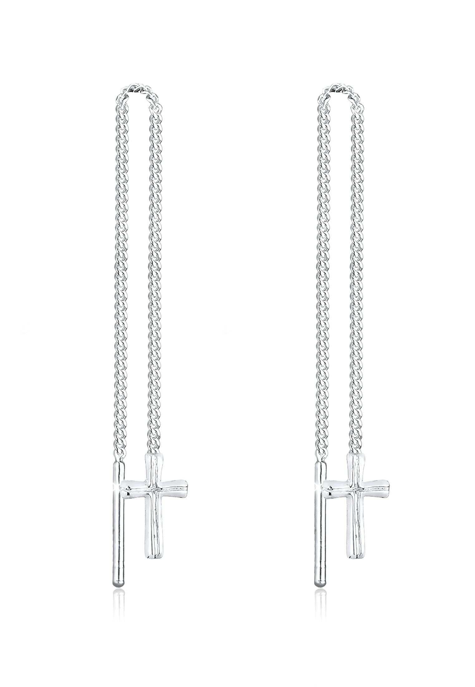 Elli Women's 925 Sterling Silver Xilion Cut Earring