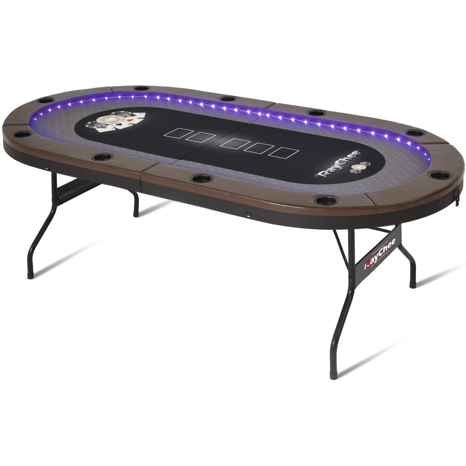 Amazon.com: REAHOISY LED Poker Table, 84