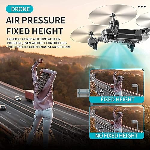 Miniatura 6 de Drone with 4K HD Dual Camera Real-time Video Foldable Remote Control Quadcopter Suitable for Beginners' Toys. Headless Mode One-Touch Start Smart
