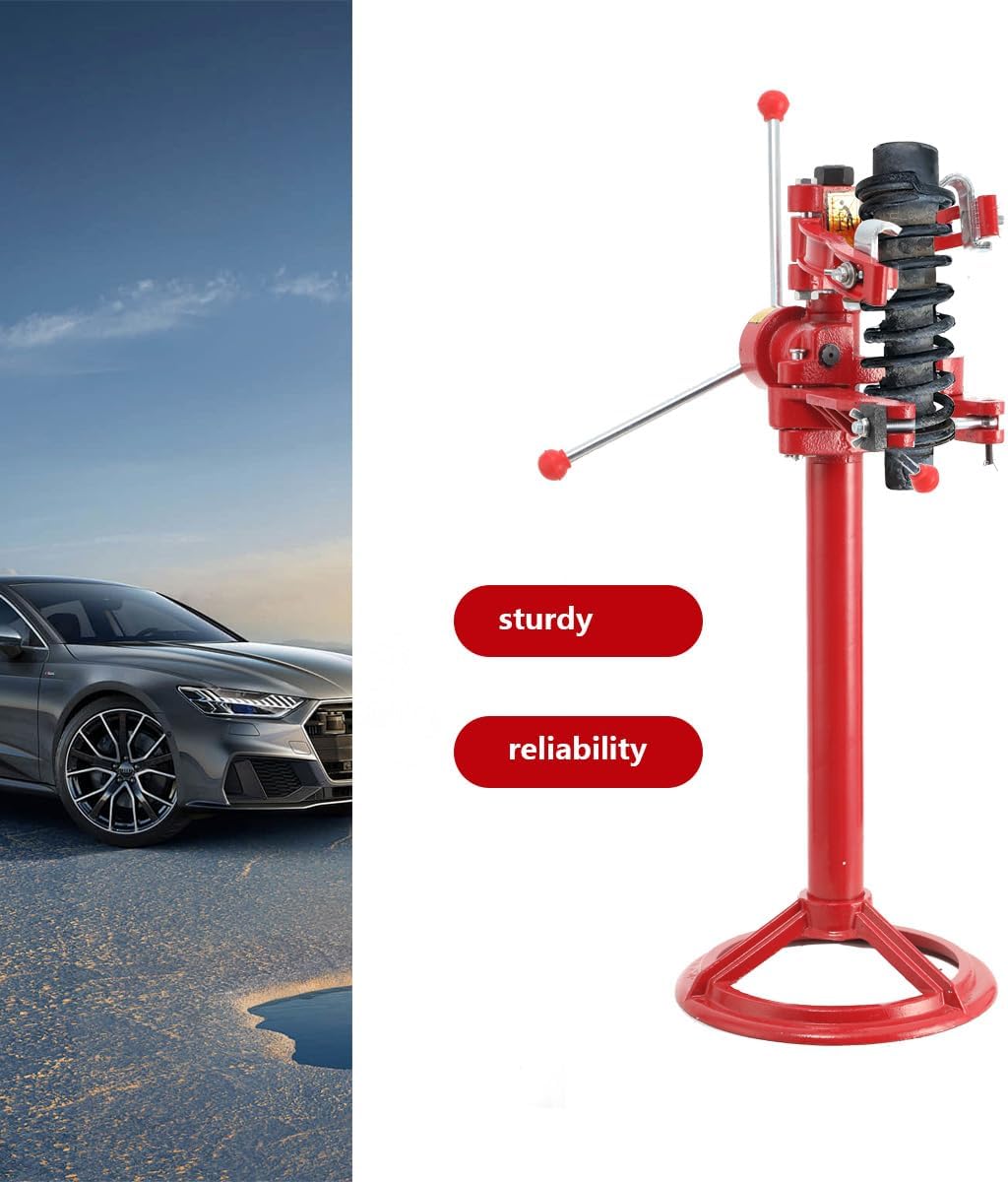Strut Spring Compressor, 2200 LBS Jack Compression Strut Rising Handle, Hydraulic-Like Power Spring Compressor for Cars, Trucks, SUVs, Max 7.8" Dia & 20" Height