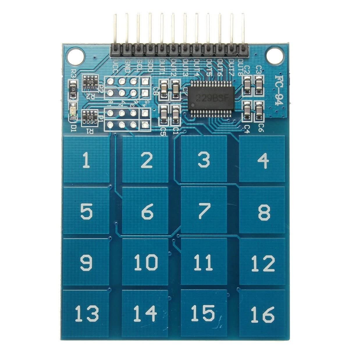 See full amazon price history chart for Robodo TTP22916 Channel Digital Capacitive Switch Touch Sensor Module for Arduino Robodo TTP22916 Channel Digital Capacitive Switch Touch Sensor Module for Arduino (B0787N1L26) Amazon Price History, Amazon Price Tracker