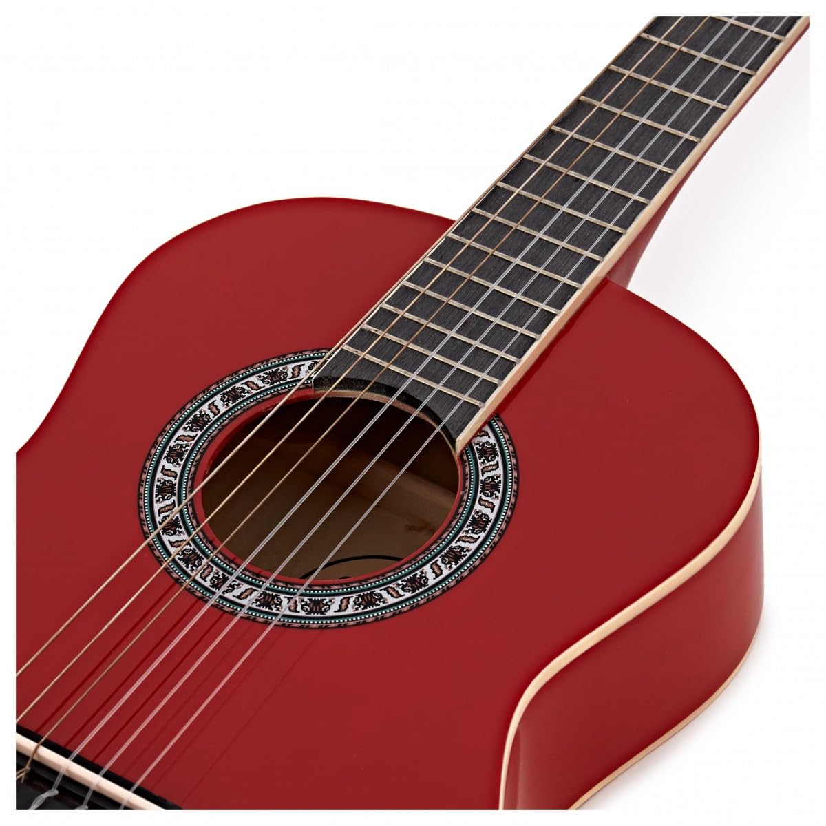 Júnior Clásica 1/2 Guitarra Set, Rojo, Gear4music