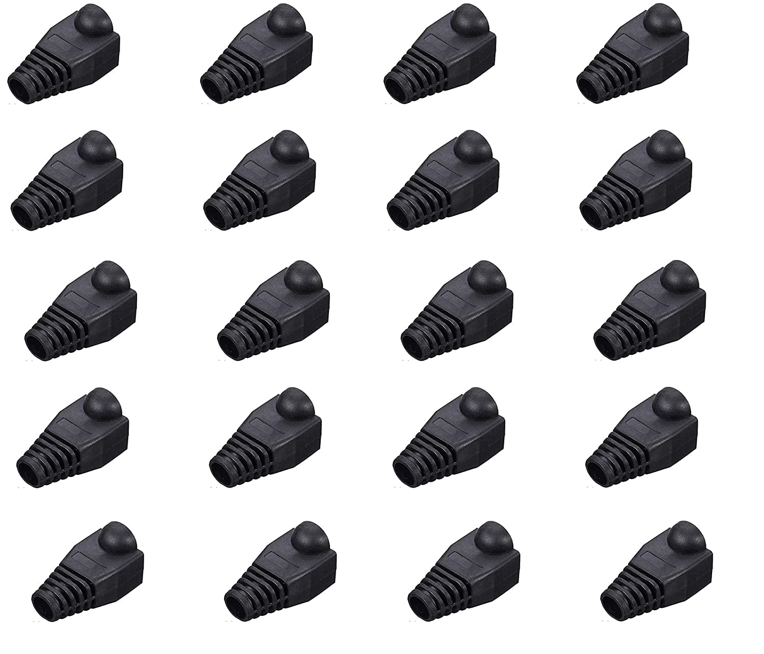 ANGEL E-COMMERCE® Cat5E Cat6 Rj45 Plugs Ethernet Network Cable Strain Relief Socket Boots Caps RJ-45 Black Connector Silicone Cap (Pack of 20) (B0BFLJNCWF) Amazon Price History, Amazon Price Tracker