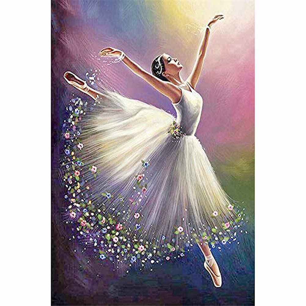 Zariocy 5D Fai Da Te Diamond Painting Completo Kit Ballerino Partner Di Ballo, Pittura Mosaico Diamante Painting Tango Ricamo A Punto Croce Artigianato Per La Decorazione Della Parete Di Casa 30x40cm