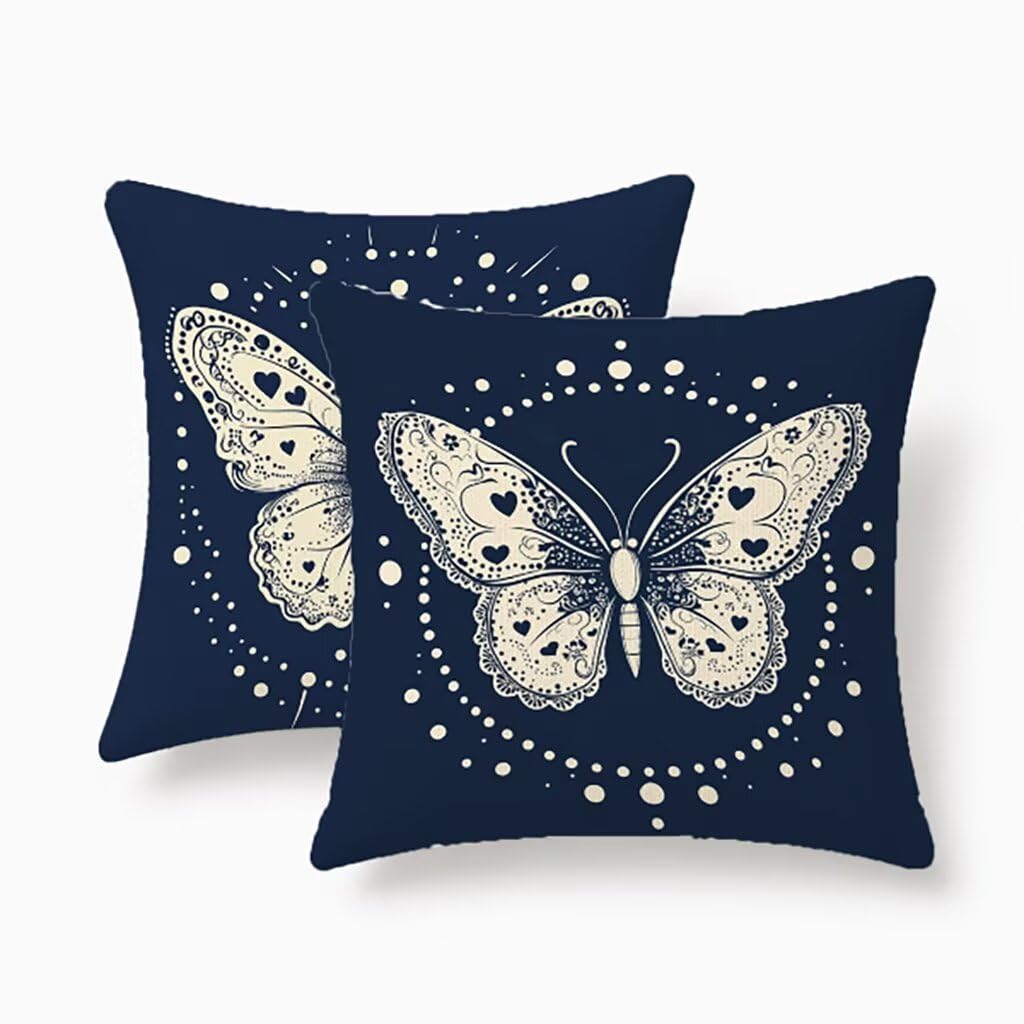 Housses de coussin 60x60cm lin imperméables avec fermeture éclair dissimulée