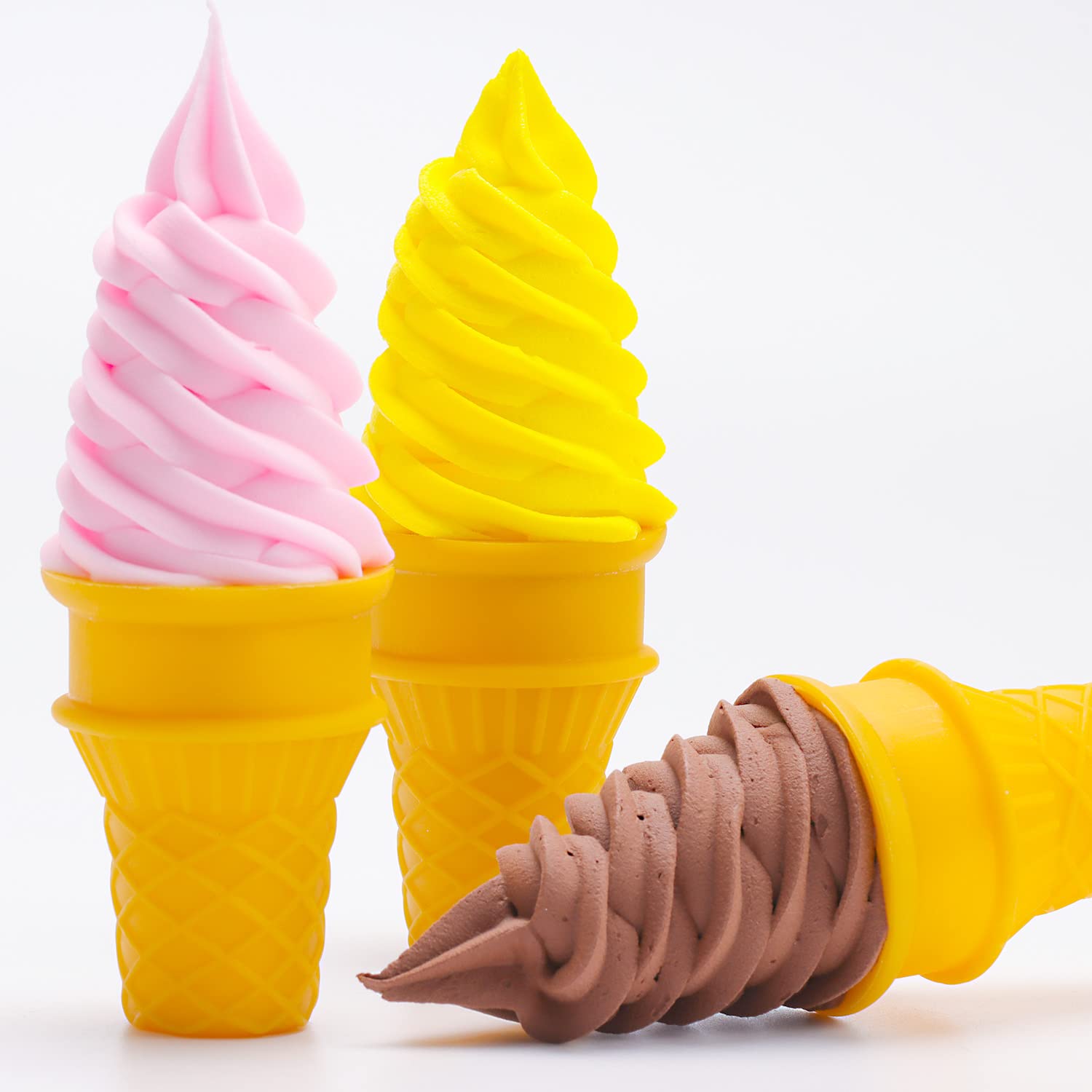 Amazon.co.jp: アイスクリームコーンモデル 3個セット かわいいアイス