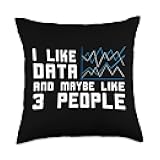Data Analyst I lIke Data Software Engineer Data Scientist Throw Pillow