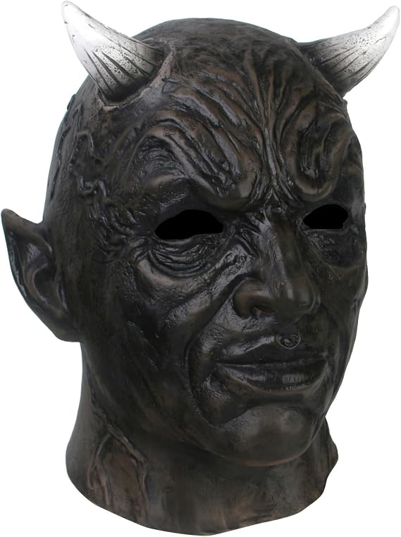 米国デススタジオ製 ラバーマスク デーモン 悪魔 ディスプレイ用 61AD3dDVG7L._AC_SX569_.jpg