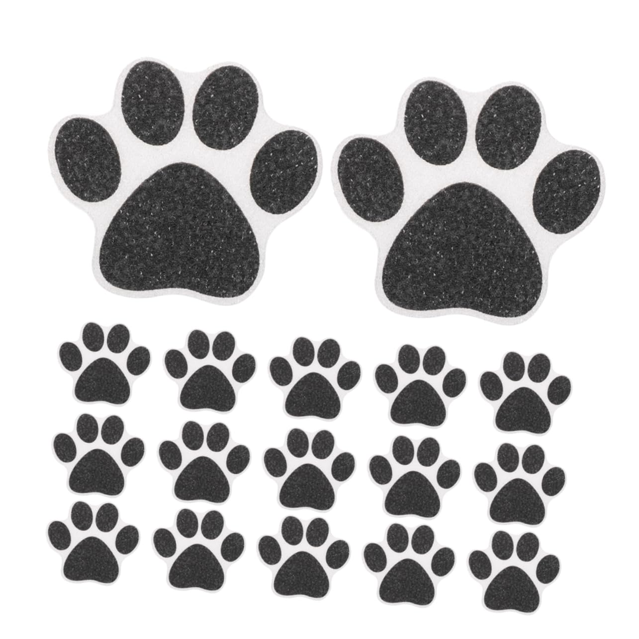 ABOOFAN Non-Slip Bathtub Tape Dog Paw Print Floor Decal Set for Bathroom Safety