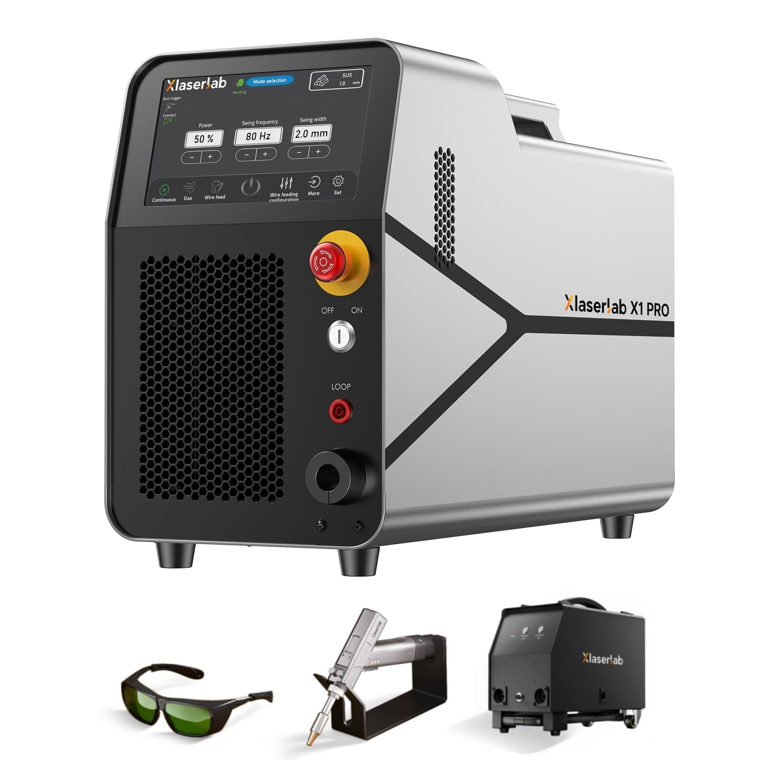 XLASERLAB X1pro 700W Laser Welding Machine – 6-in-1 Fiber Laser