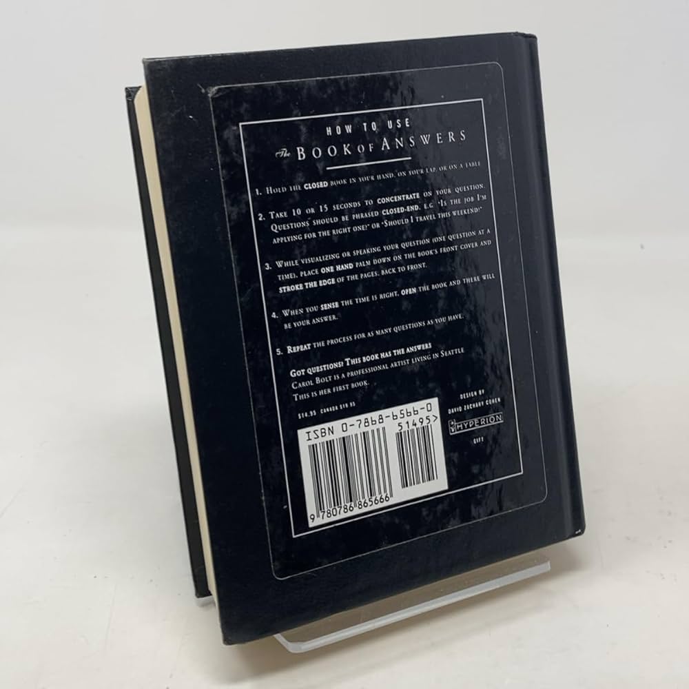 Amazon | Book of Answers | Bolt, Carol | Self-Help & Psychology