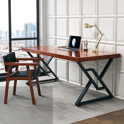 Miniatura 10 de Escritorio de madera maciza para computadora de oficina en casa escritorio de PC de pino natural escritorio de escritorio escritorio de juegos