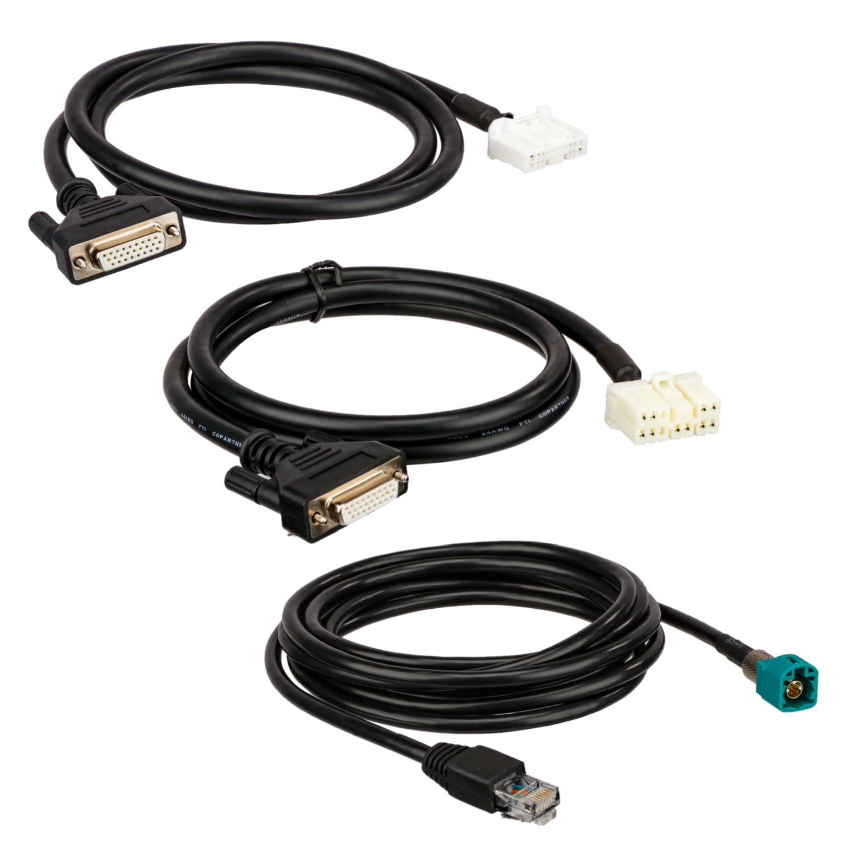 Autel Original Tesla Diagnostic Cables Set for Tesla S/Y/3/X, Compatible with MaxiSYS MS909/919/908SPro/Elite/Elite II/Ultra Tablets