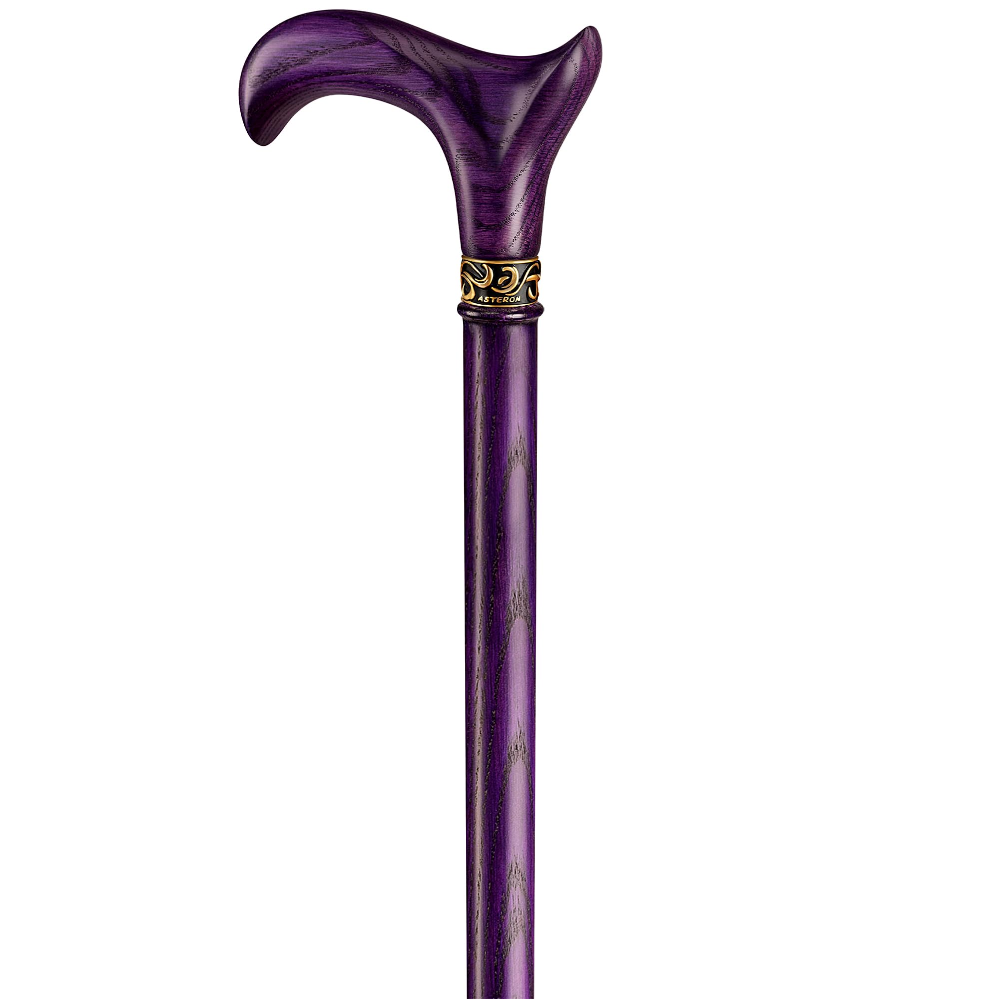 Asterom Bastone da passeggio fatto a mano, ergonomico, in legno, bastoni da passeggio da uomo, bastoni da donna per anziani, unico legno