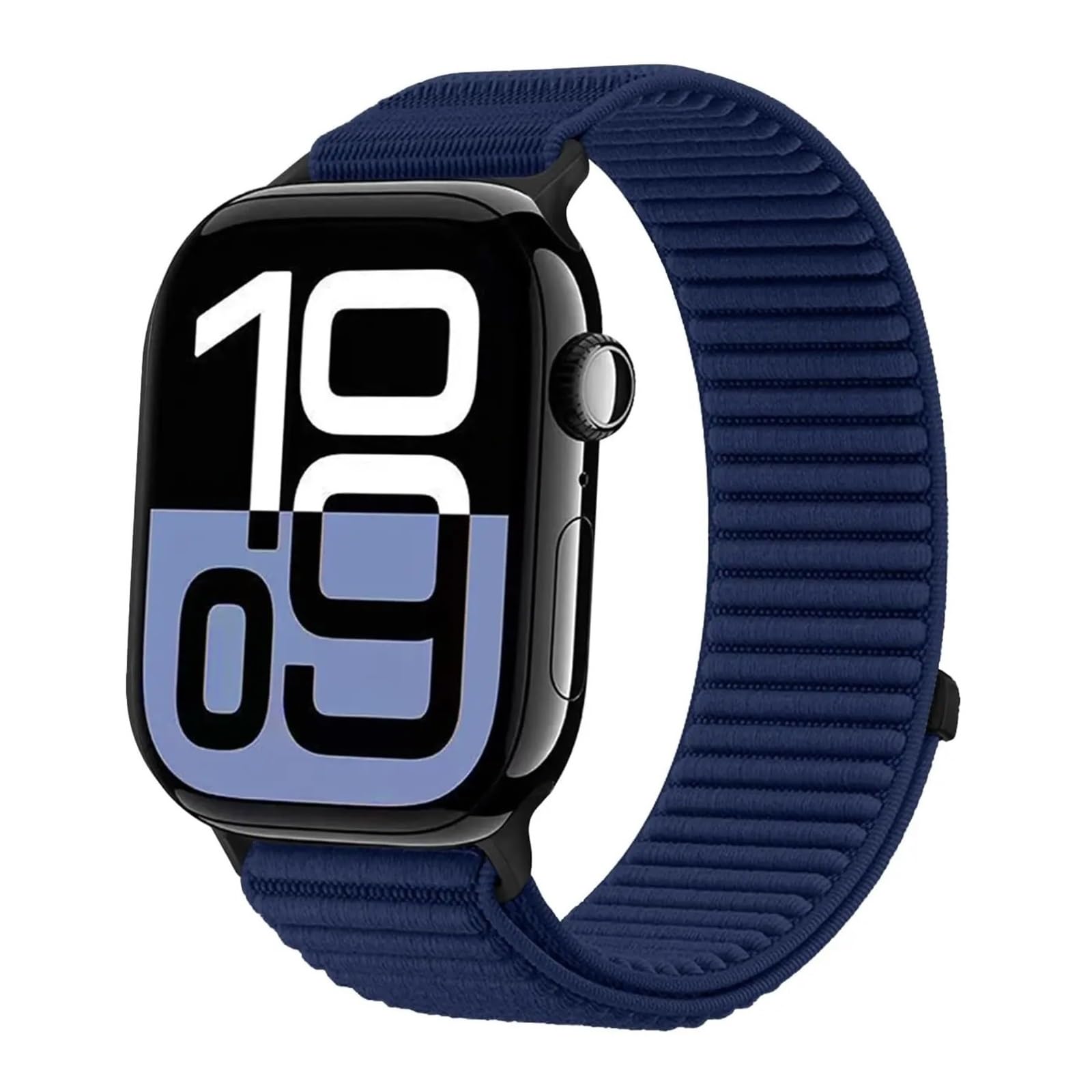 Correa de bucle textil compatible con pulseras de reloj 45mm 41mm 42mm 3