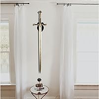 Vista 7 de Soporte de pared vertical de acrílico negro para espada, soporte para espada para 1 espada, katana o hacha, soporte resistente para espada