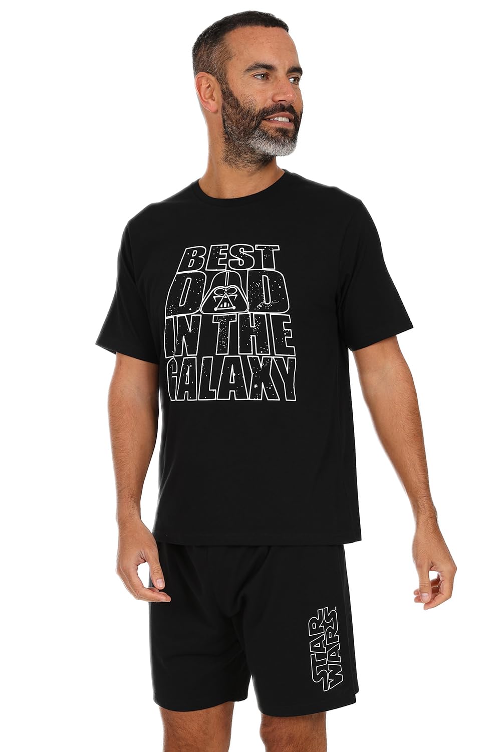 Star Wars Pyjama court pour homme « Best Dad in the Galaxy »