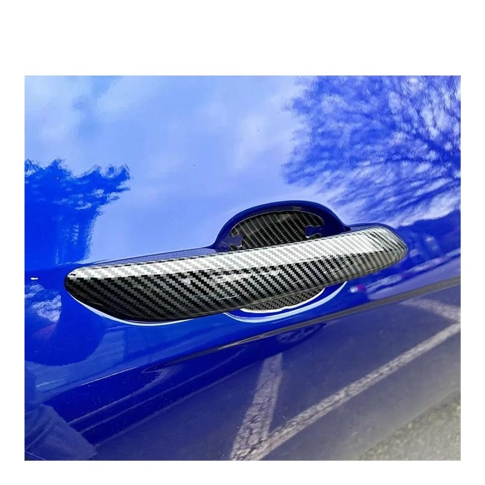 Hiiaw 8Pcs Car Door Handle Cover Trim For Hyundai For Elantra For Cn7 2021-2024 Car Exterior Door Handles Abs Stickers Protective Cover Decorate
