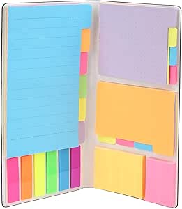 Amazon.com : [Unique Clear Texture Repasteable Sticky Note Set ...