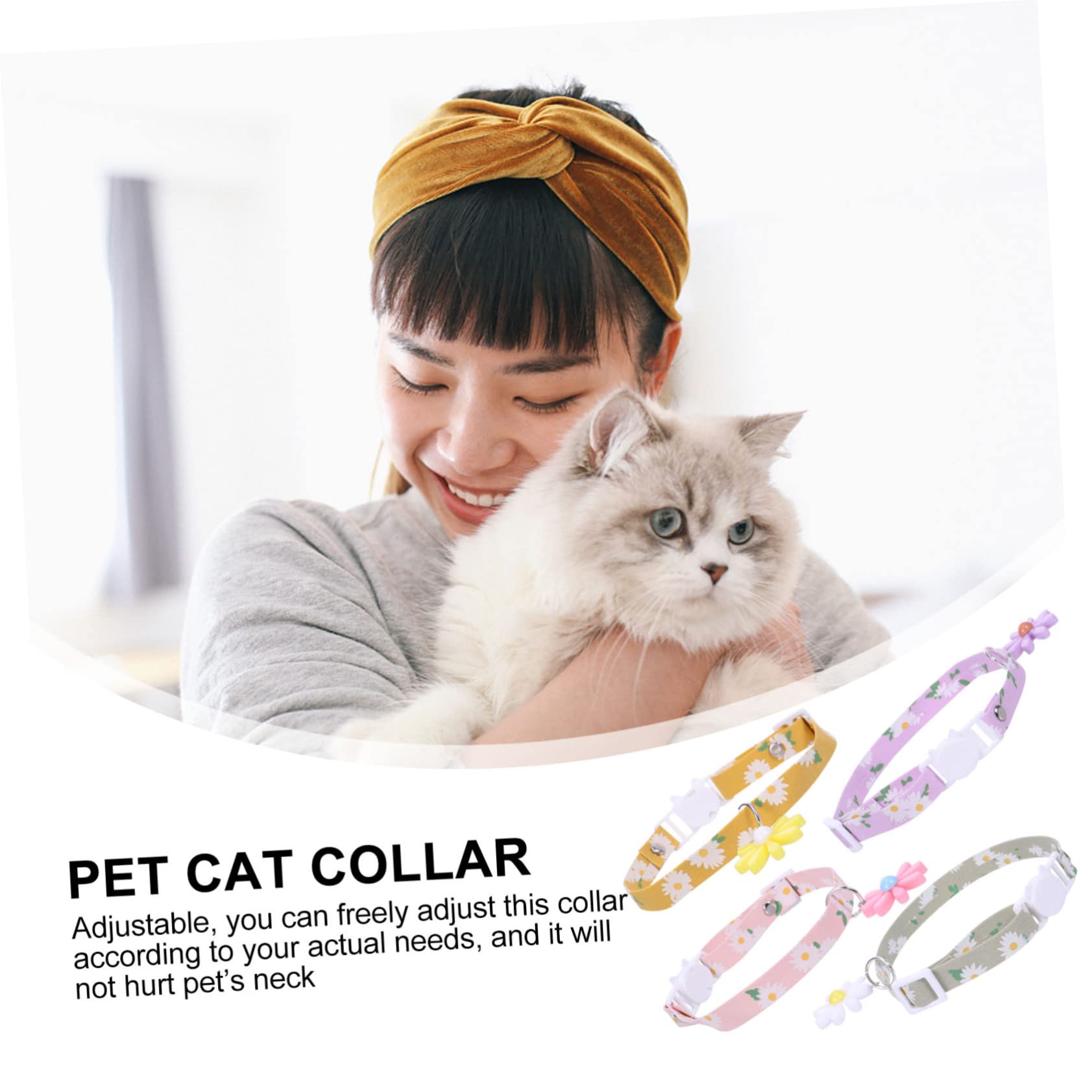 FOMIYES 12stücke Teiliges Verstellbares Katzenhalsband Mit - Für Katzen Und Kätzchen Für Fotoshootings Tägliches Tragen Und Besondere Anlässe