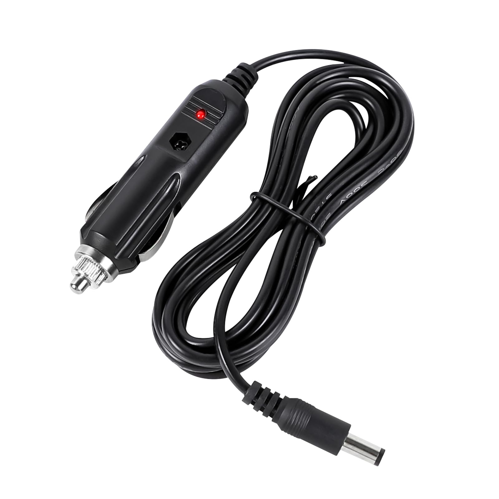 Adattatore per caricabatterie da auto DC 12 V, cavo adattatore per accendisigari da 12 V-24 V, cavo di ricarica maschio per accendisigari, cavo di ricarica per audio, lettore DVD portatile