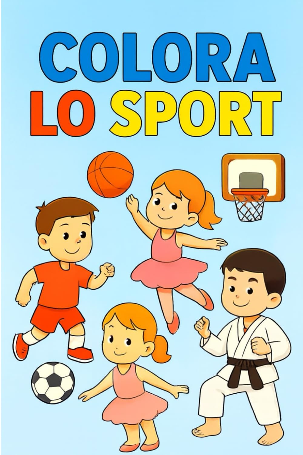 Colora lo sport: album da colorare