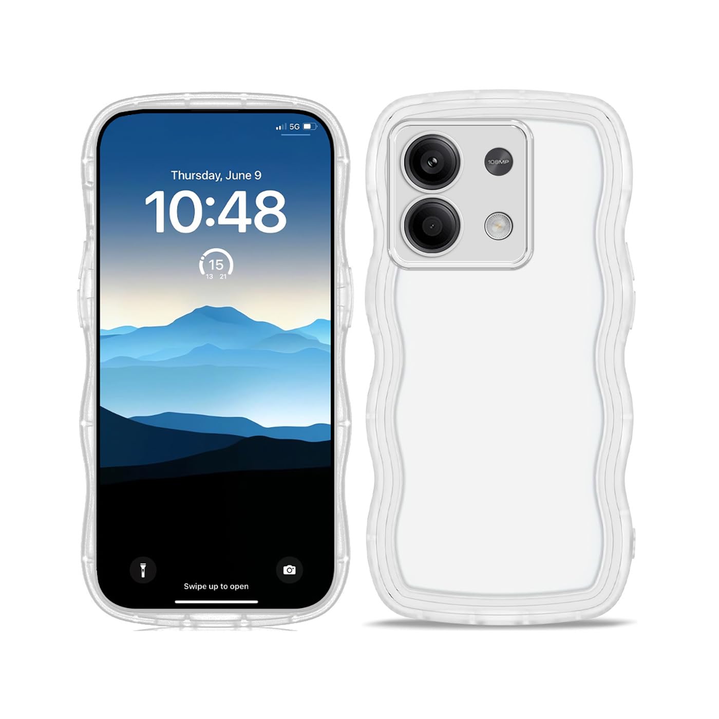 PEIYE Cover per Xiaomi Redmi Note 13 Pro 5G / Poco X6 5G, Custodia in Silicone TPU