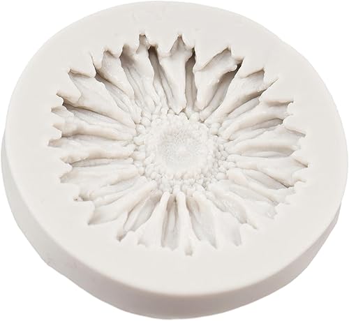 Vista 102 de Molde de silicona de flor de crisantemo, moldes para hornear pasteles de fondant, molde de caramelo de chocolate para decoración de pasteles