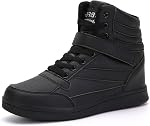UBFEN Womens High Top Sneakers with Hidden Wedge Heel Ankle Support 2 Inch Height Increase 80s Retro Casual Boots