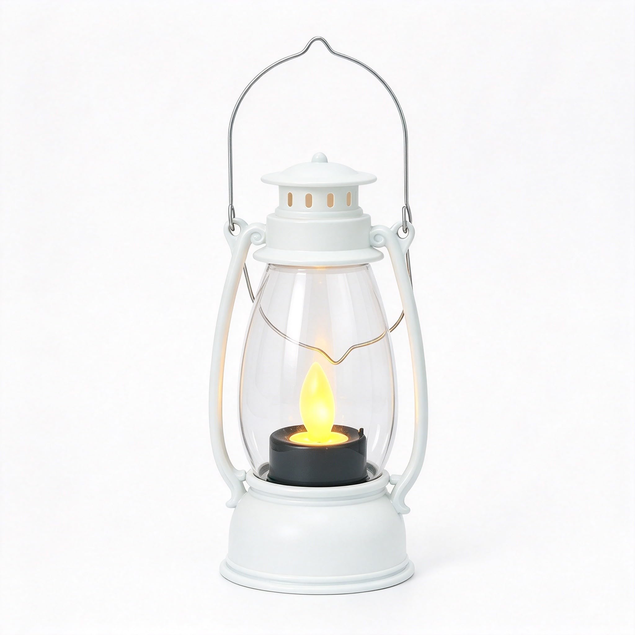 Vintage LED Lantern, Battery Powered Lanterns Portable Lights Lamps
