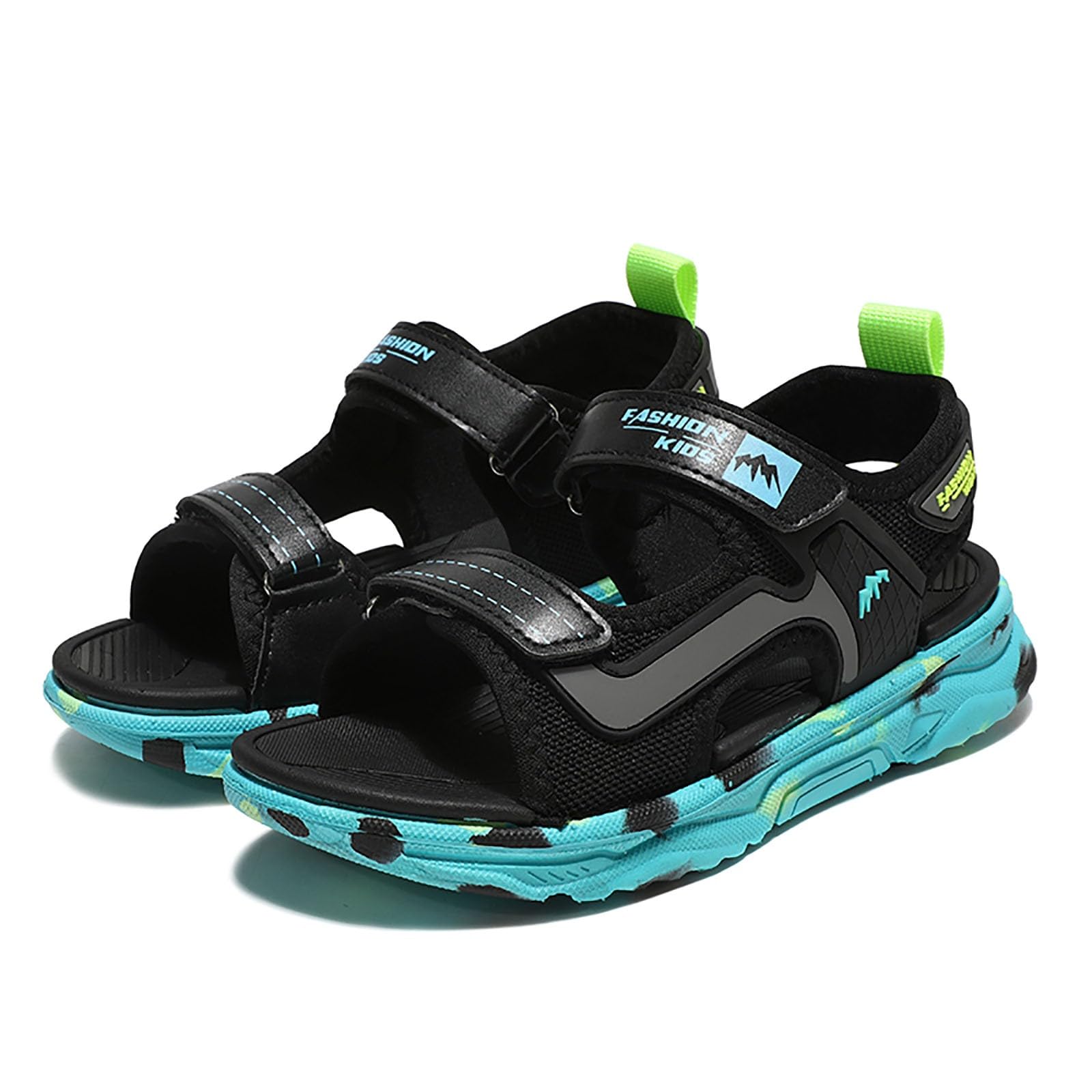 Sandalen für Jungen Kinder Sommer Strand Sandaletten Outdoor Sportsandalen Leicht Sommerschuhe Bequem Barfußsandalen Weiche Sohle Lässige Kindersandalen Wandern Trekkingsandalen Badesandalen