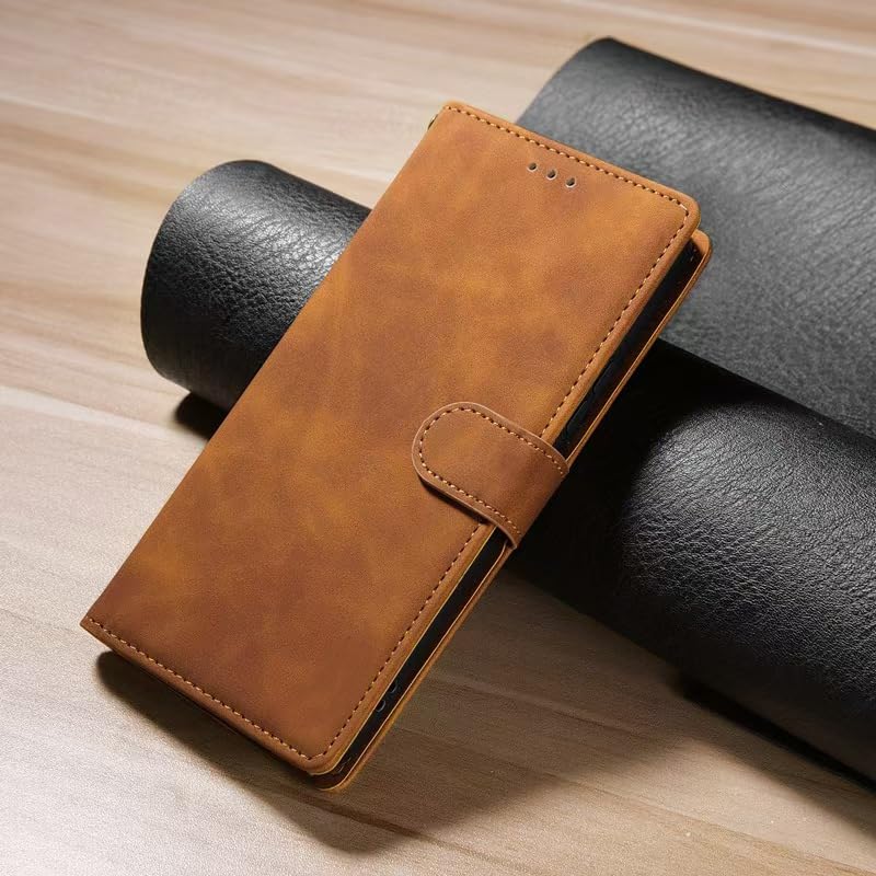 Leder-Hülle Für ZTE Blade A55/A35 – PU Schutzhülle Mit Magnetverschluss, Kartenfächern & Halterung